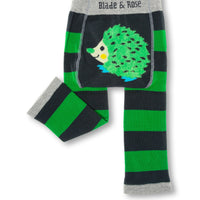 Blade and Rose Bold Hedgehog Leggings for Rainforest Duck Egg Baby Gift Box
