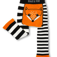 Blade and Rose Fox Leggings for Sunset Duck Egg Baby Gift Box
