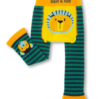 Blade and Rose Frankie the Lion Leggings for Sunshine Duck Egg Baby Gift Box