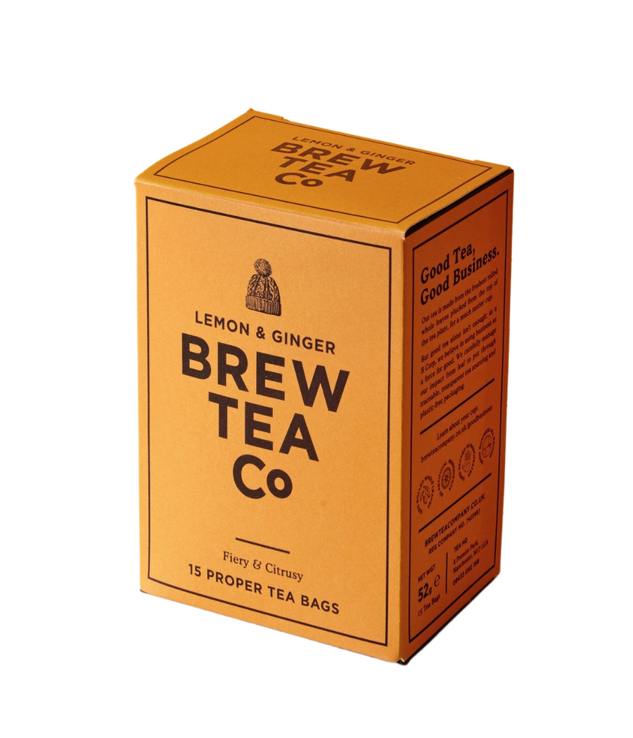 Brew Tea Co Lemon and Ginger - For Duck Egg Baby Sunset Baby Gift Box