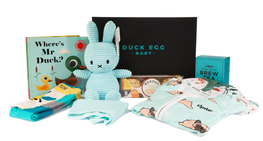 Duck Egg Baby Classic Baby Gift Box Contents