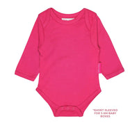 Toby Tiger Organic Pink Bodysuit for Duck Egg Baby Cherry Blossom Baby Gift Box