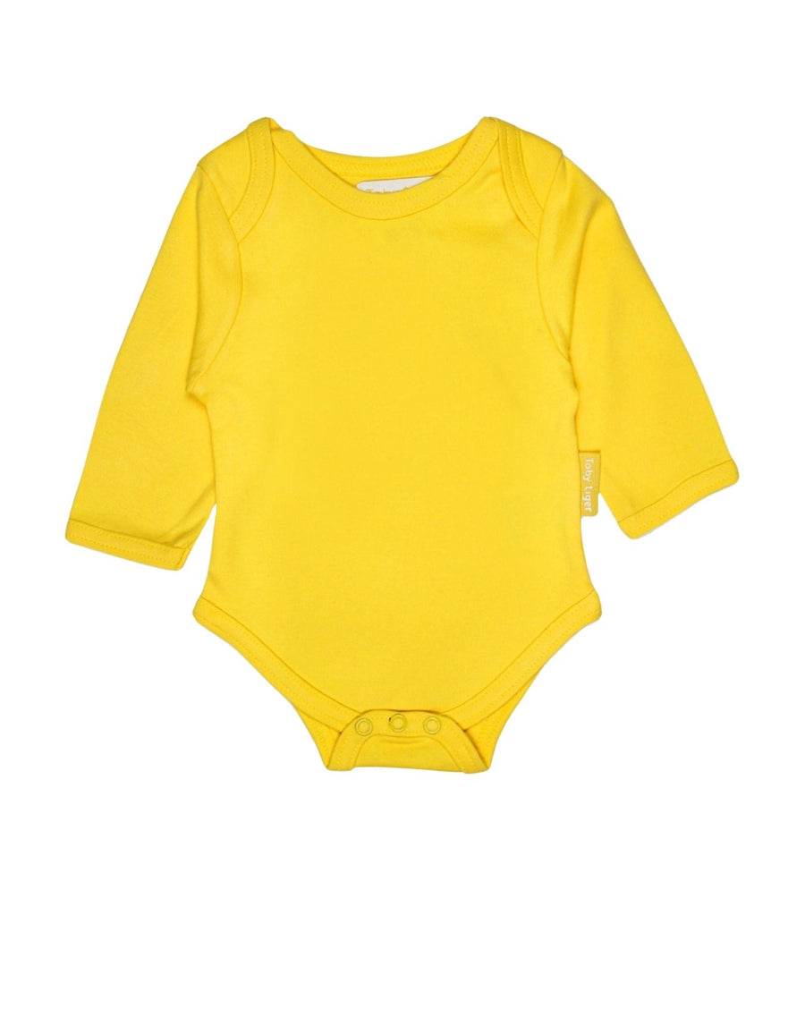 Toby Tiger Organic Yellow Bodysuit for Duck Egg Baby Sunshine Baby Gift Box