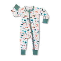 Zipster Under The Sea Bamboo Sleepsuit for Classic Duck Egg Baby Gift Box