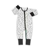 Zipster Wheres Bear Bamboo Sleepsuit for Duck Egg Baby Sunset Baby Gift Box